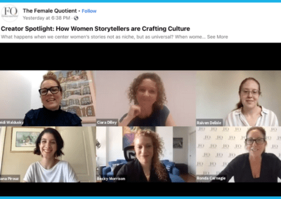 Rosie on a Virtual Panel: The Female Quotient SXSW 2020