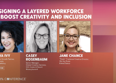 The 3% Conference 2021: We Are Rosie Live Case Study – Designing a Layered Workforce to Boost Creativity and Inclusion