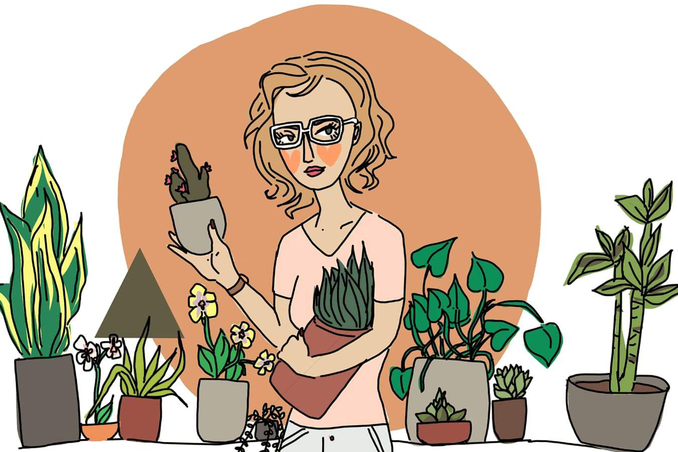 Plant business illustration.