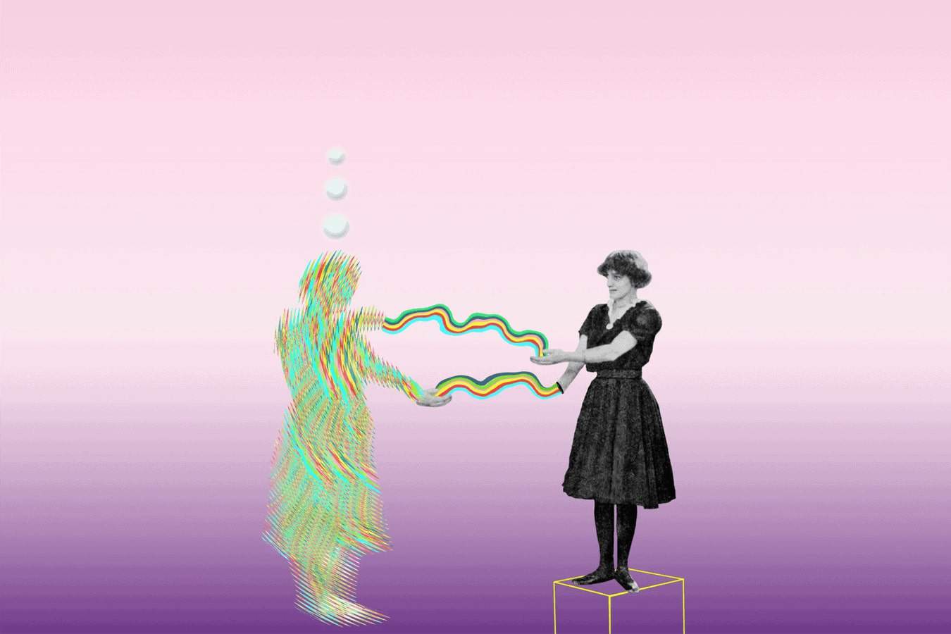 Virtual Reality artistic interpretation.