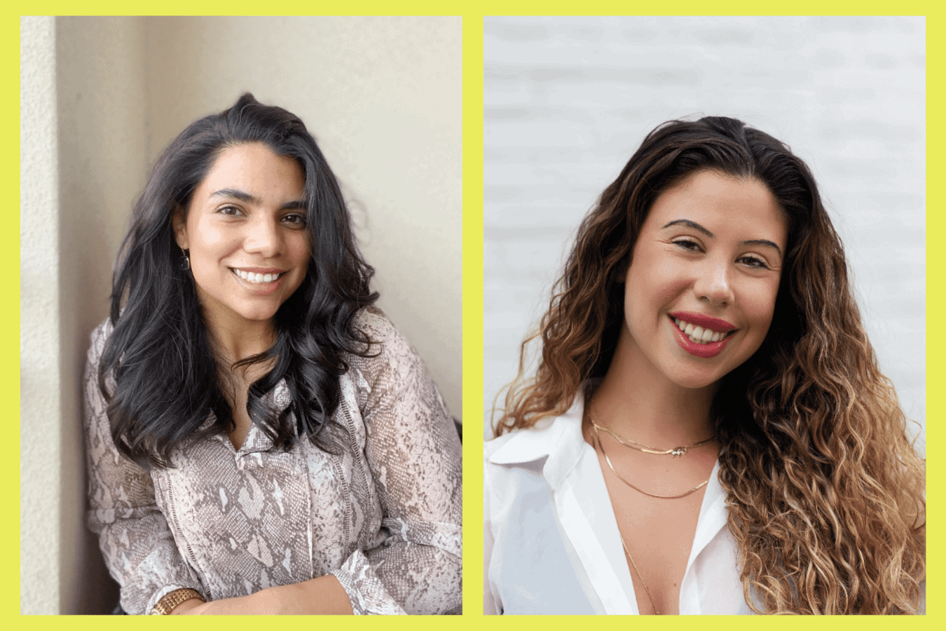 Analisa Cantu and Dominique Dajer headshots.