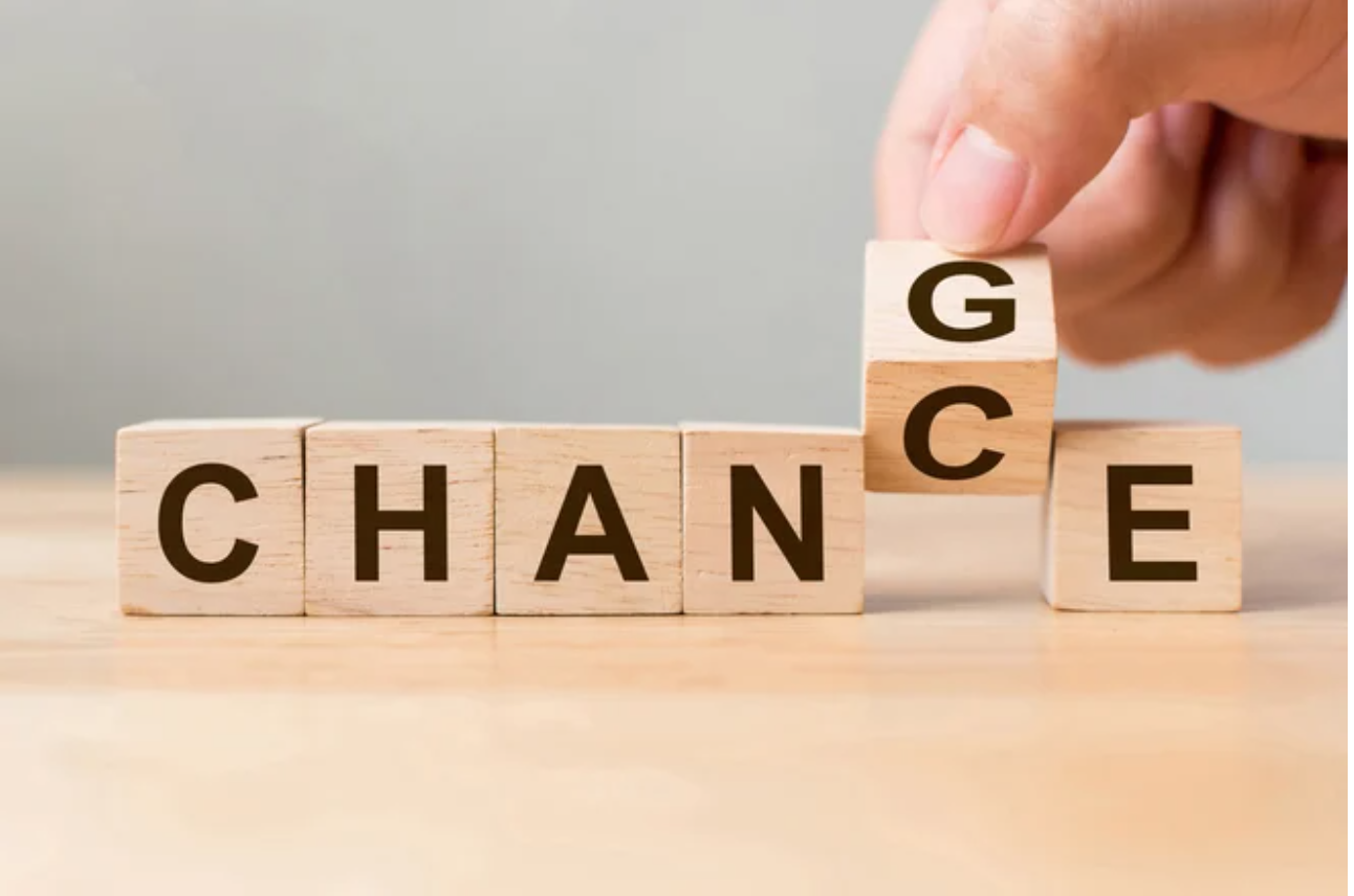 Chance turning into Change.