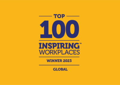 Inspiring Workplaces: We Are Rosie is ranked #75 on the Global Top 100 Inspiring Workplaces list